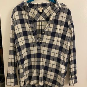 Jcrew Half button up